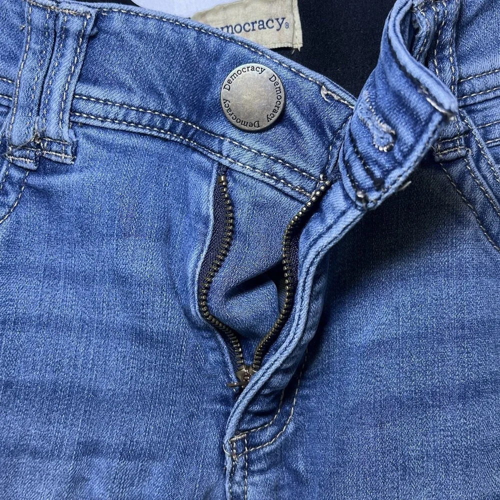 Democracy‎ Jeans  AB Technology Pants Women's Size 8 Blue Med Wash Stretch